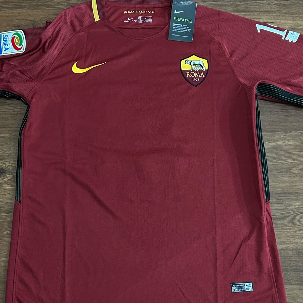 Roma Maroon and Yellow Team Jersey